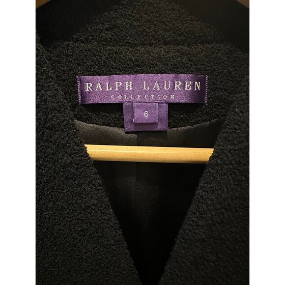 NWOT Ralph Lauren Purple Label Black Wool-Blend Blazer – Size 6 MadeInUSA Luxury - Picture 4 of 10